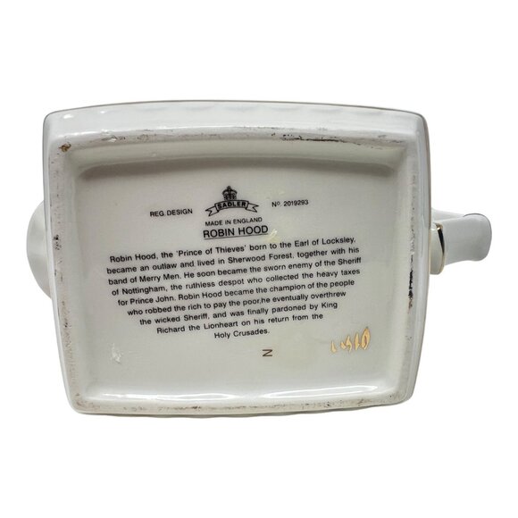 Sadler England Teapot Robin Hood Sherwood Forest & Sheriff of Nottingham 2019293 - Picture 8 of 15